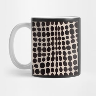 Vintage Florals Brown Sepia Neutral Abstract Design Mug